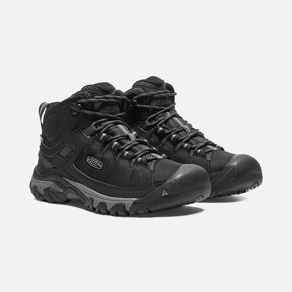 Bottes de Randonnée Keen Homme Noir | Targhee Exp Waterproof Mid | CBIRL-1248